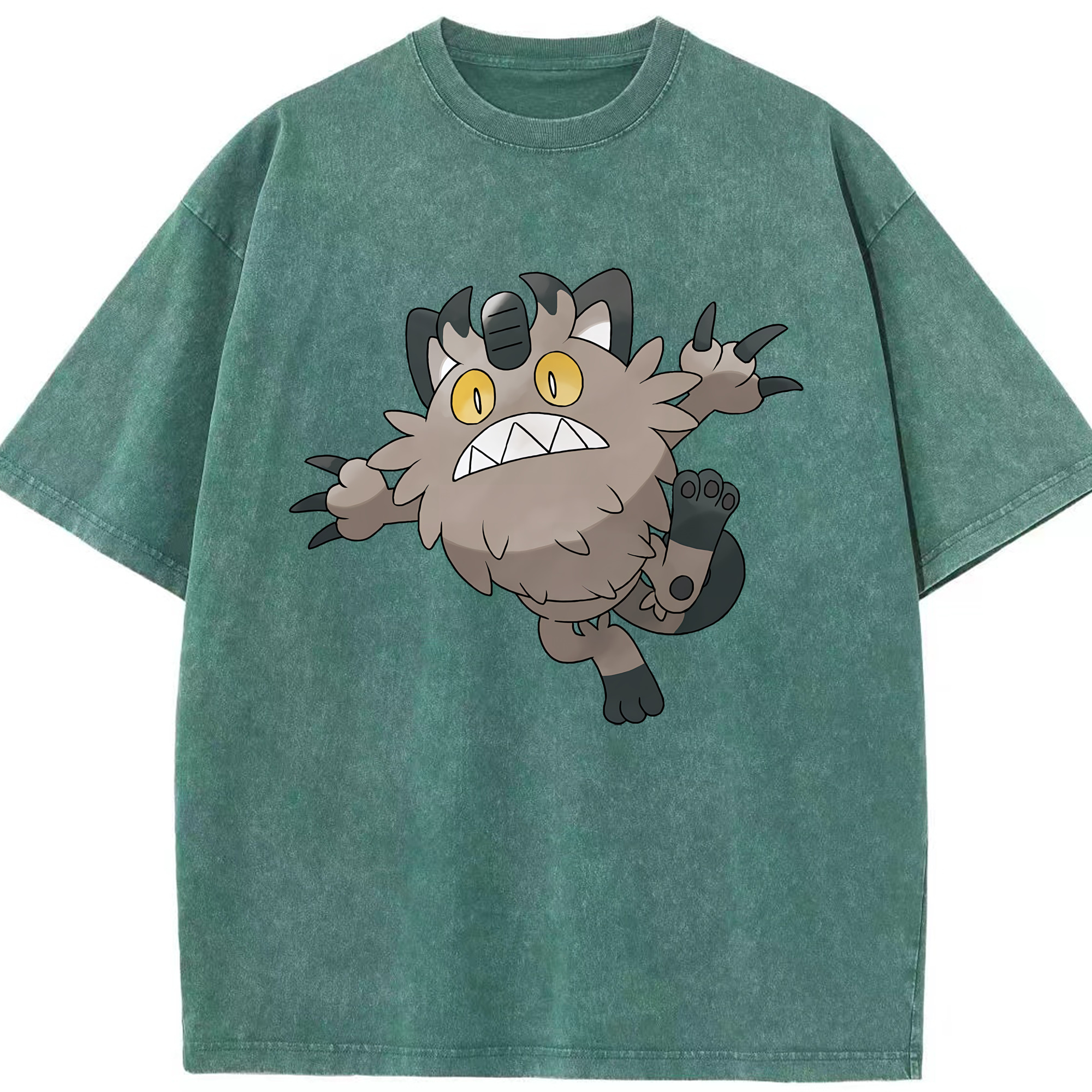 （画像用） ポケットモンスター Pokémon 綿100% ヴィンテージ風 半袖Tシャツ（フロントプリント）